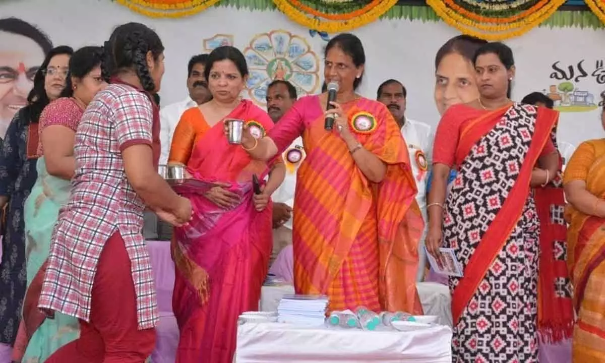 Government schools transformed into modern centers of education: Sabita Indra Reddy