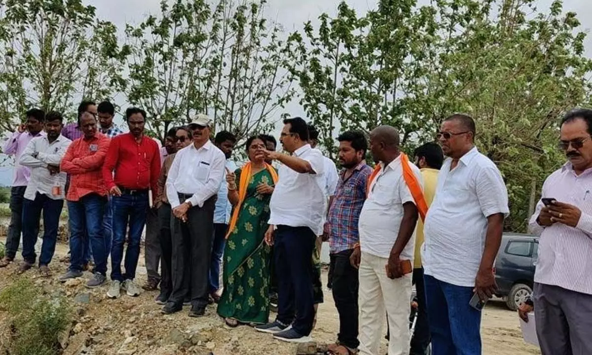 Pulia wall collapses due to shoddy construction work: BJP