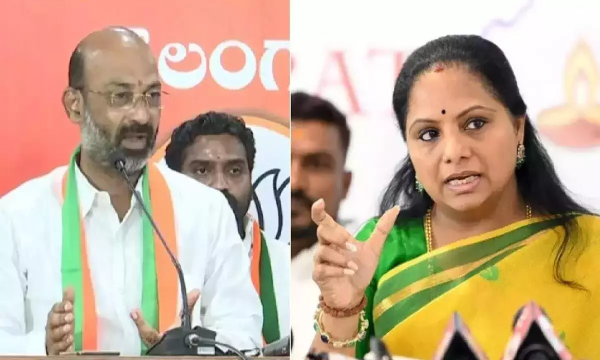 Bandi Sanjay Kumar, Kalvakuntla Kavita engaged in banter on Twitter