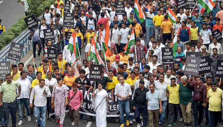 TMC MPs walkout from cross-panel meeting on the issue of considering wrestlers’ protest out of scope of the meet