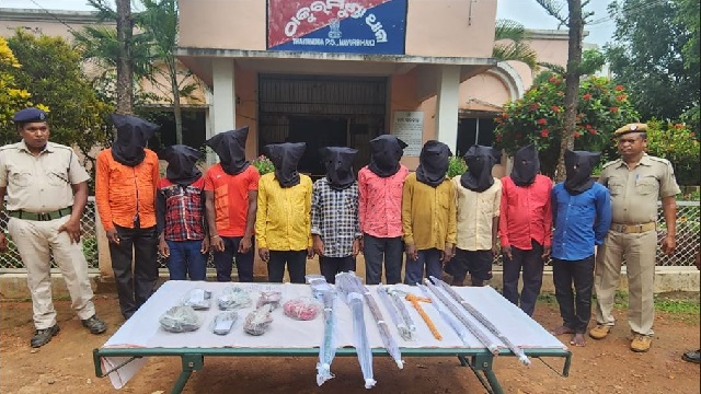 Forester murder in Similipal: 10 persons arrested; firearms, bows & arrows seized