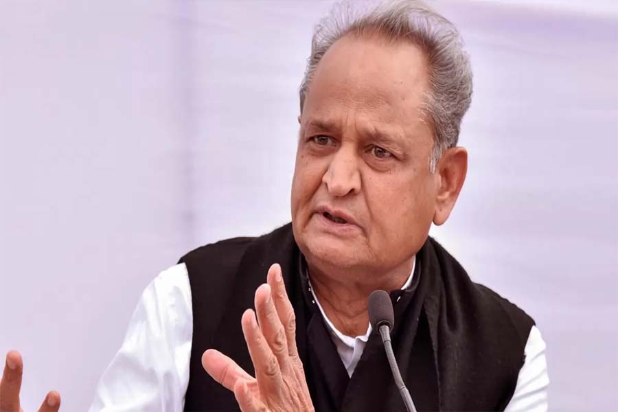Rajasthan CM Gehlot Lays Foundation Stone Of Water Canal Project In Banswara District