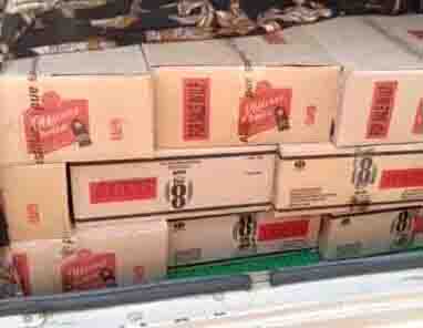 Police recovered 29 cartons of foreign liquor from Bolero