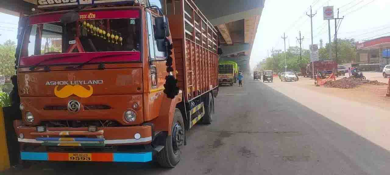 Action taken on goods vehicles parked in no parking