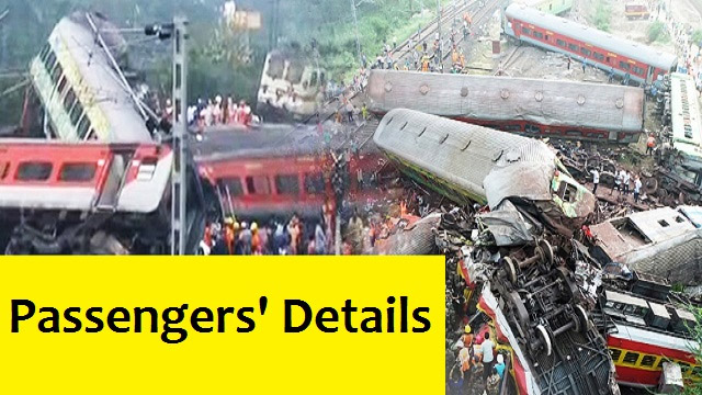 Odisha train accident: Here’s list & details of passengers who were in Coromandel Express
