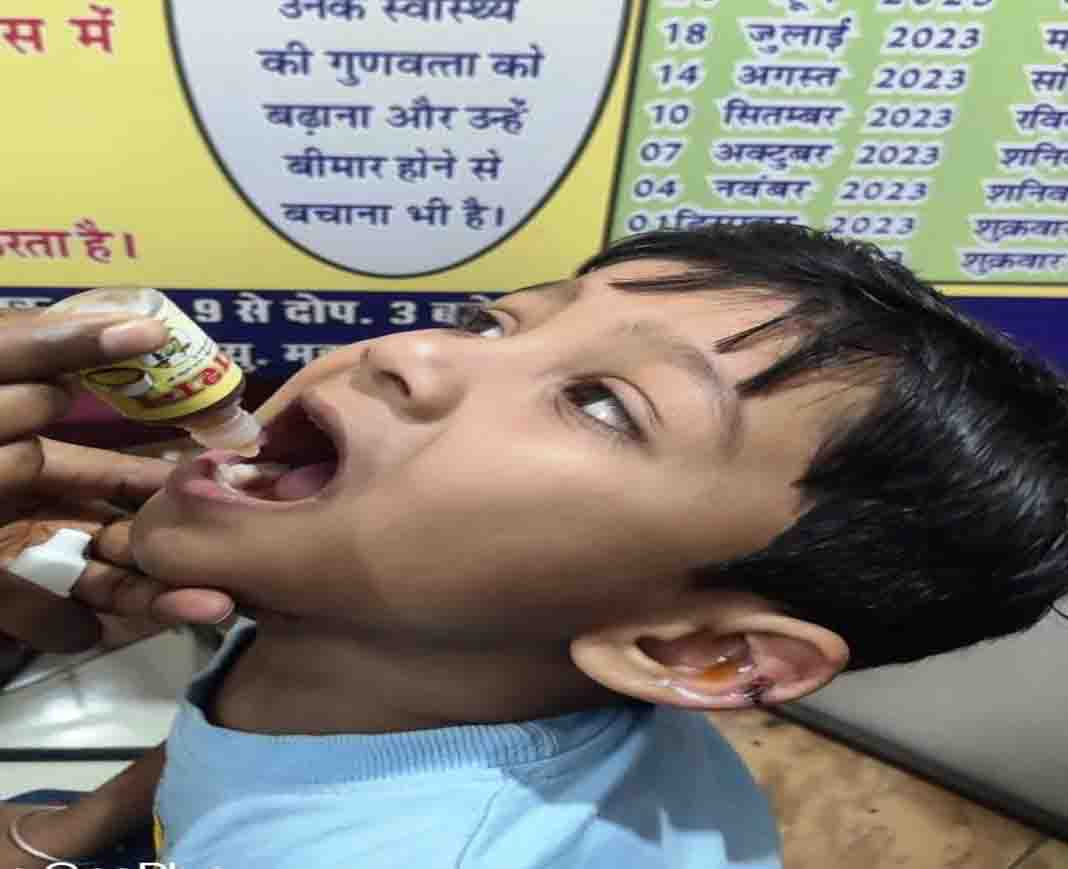 Swarna Prashana administered to 1012 children in Government Ayurveda College