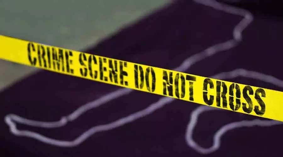 During the naming ceremony, the father brutally murdered the son with an axe.