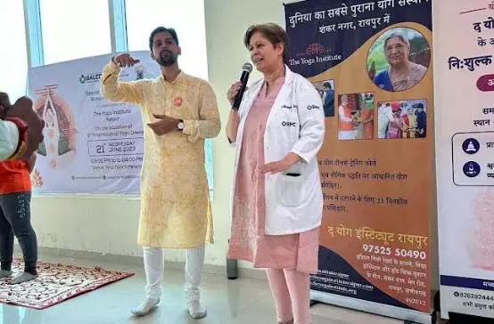 Balco Medical Center celebrated International Yoga Day