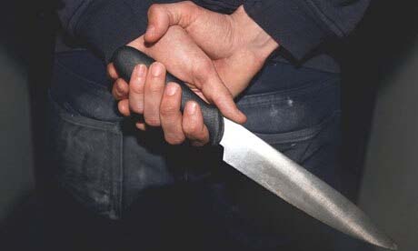 Father murdered by cutting with sharp weapon