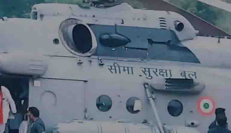 Union Home Minister Amit Shah’s helicopter returned to Raipur