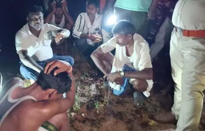 A group of elephants brutally crushed a shepherd, death