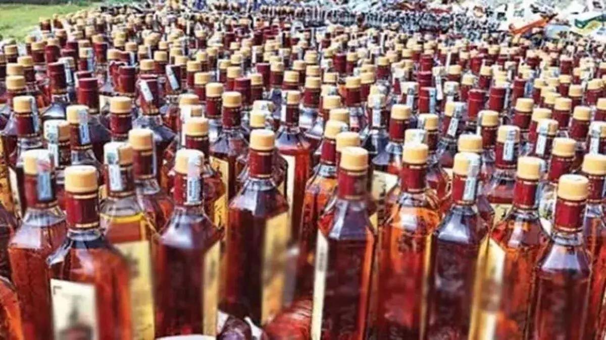 Excise department raided 9 places, seized illegal liquor