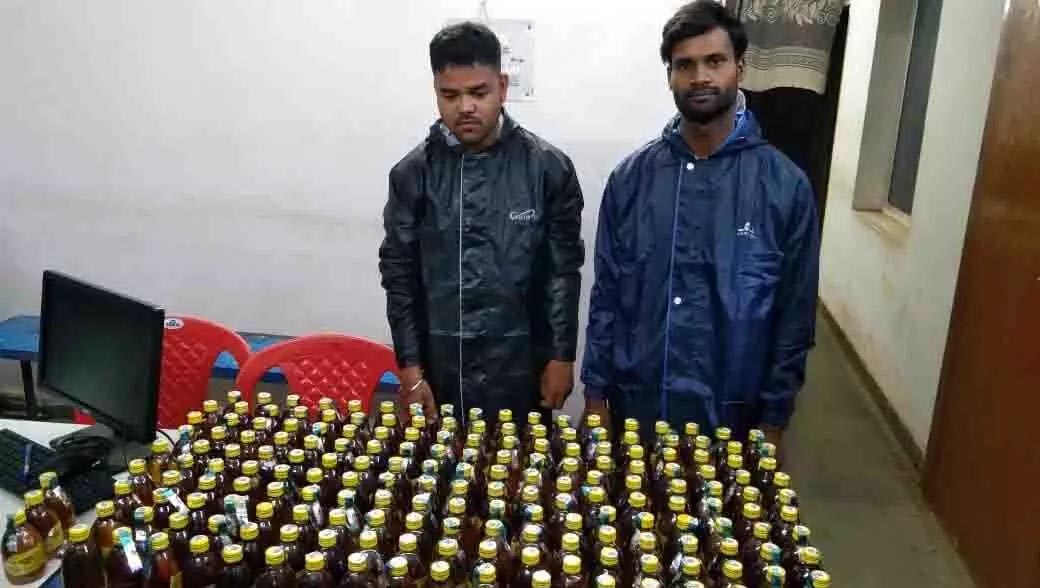 Kharora police arrested 2 accused with illegal liquor