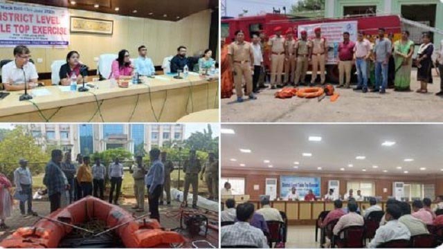Table Top Exercise on cyclone & flood management held across Odisha