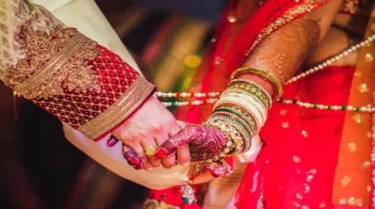 Sabina became Preeti, married Manish in the temple