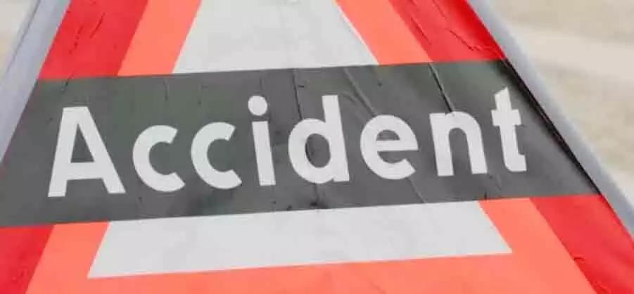 Road accident on National Highway, bike rider died in car and bike collision