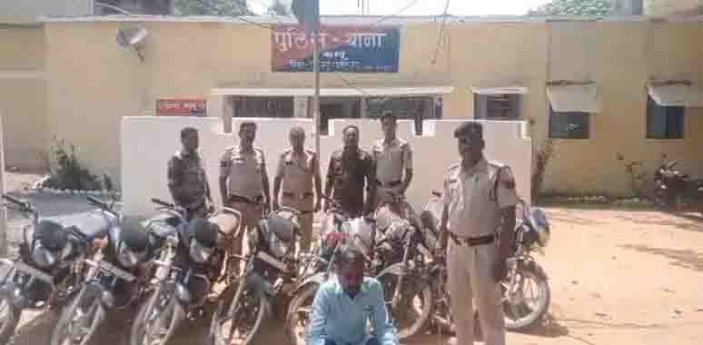 7 stolen bikes were hidden in the forest, the vicious thief was arrested