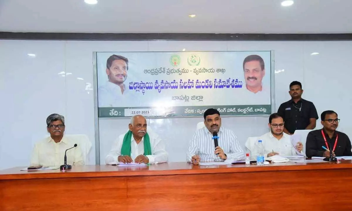 Collector Ranjit Basha assures adequate supply of seeds, fertilizers to ryots