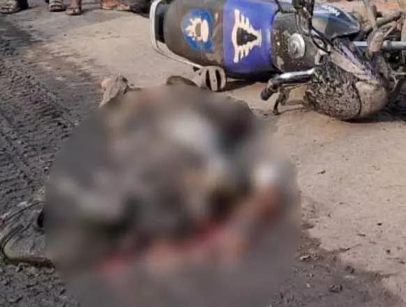 Bike rider dies after being hit by a speeding trailer